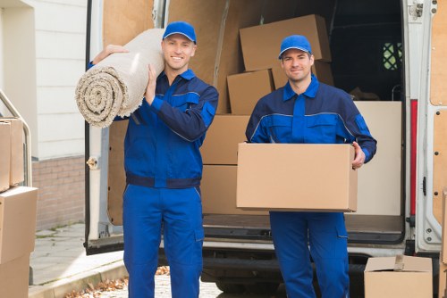 Careful loading for a student house move in SW15