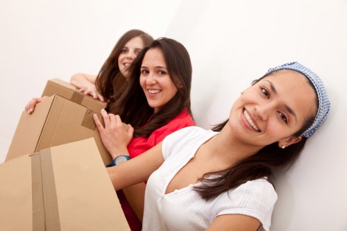 Local movers handling stairs and access in a Roehampton flat